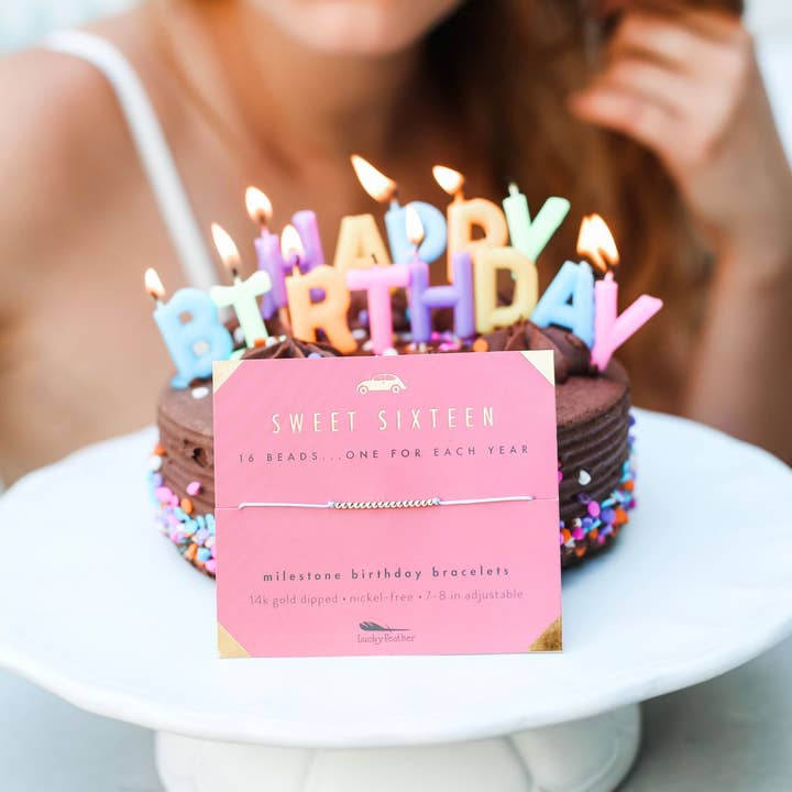 Lucky Feather - Wholesale Beaded Bracelet - 16th Milestone Birthday Bracelet - A Bead for Each Year3