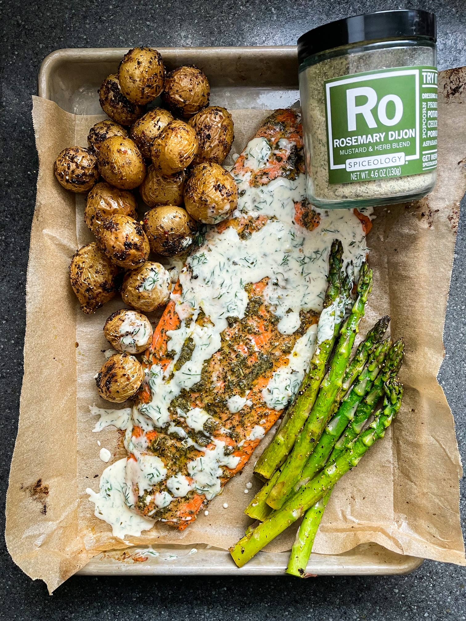 Spiceology - Vente Marinades en poudre - Romarin Dijon Rub | Pot en verre5