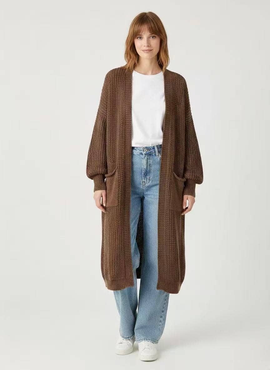 AMELÉ – wholesale Cardigan – Women’s – Long knit cardigan3
