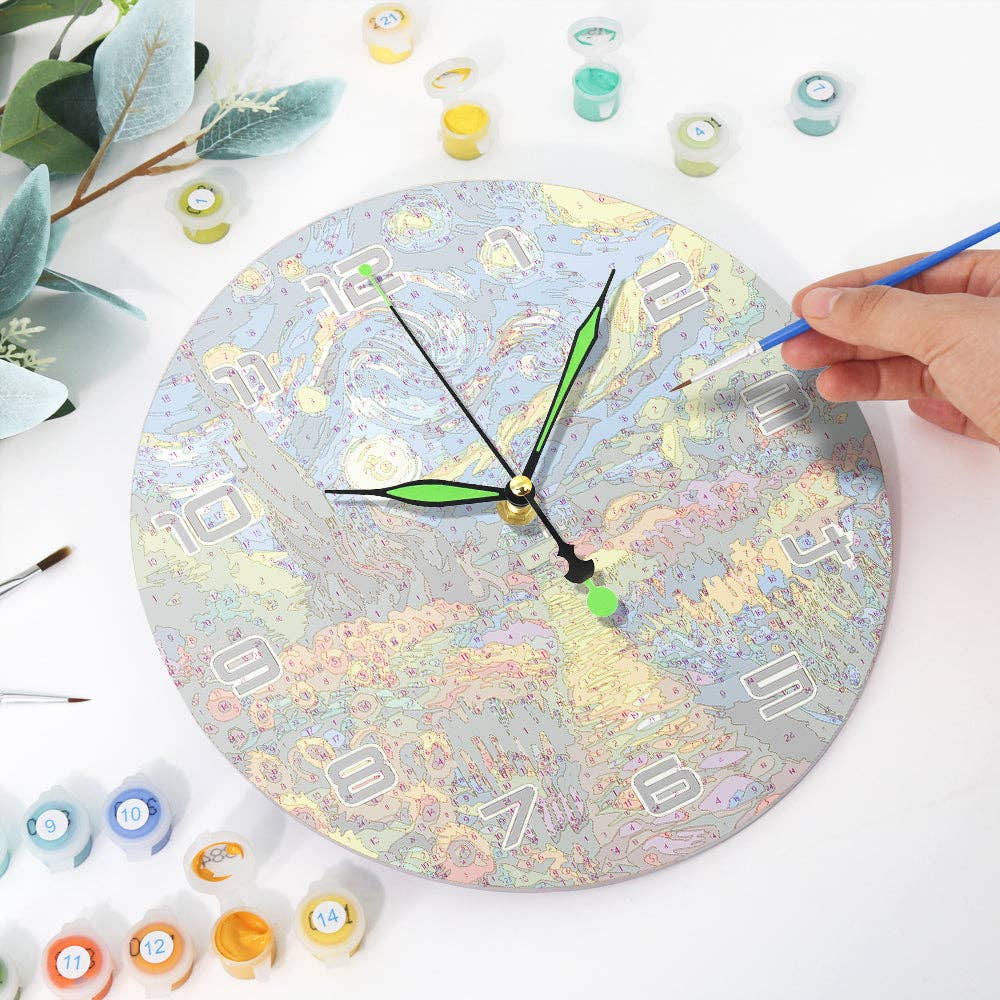 Paint Your Numbers – Engroshandel DIY-hobbysæt – Mal Øjeblikket – Stjernehave Urkit4