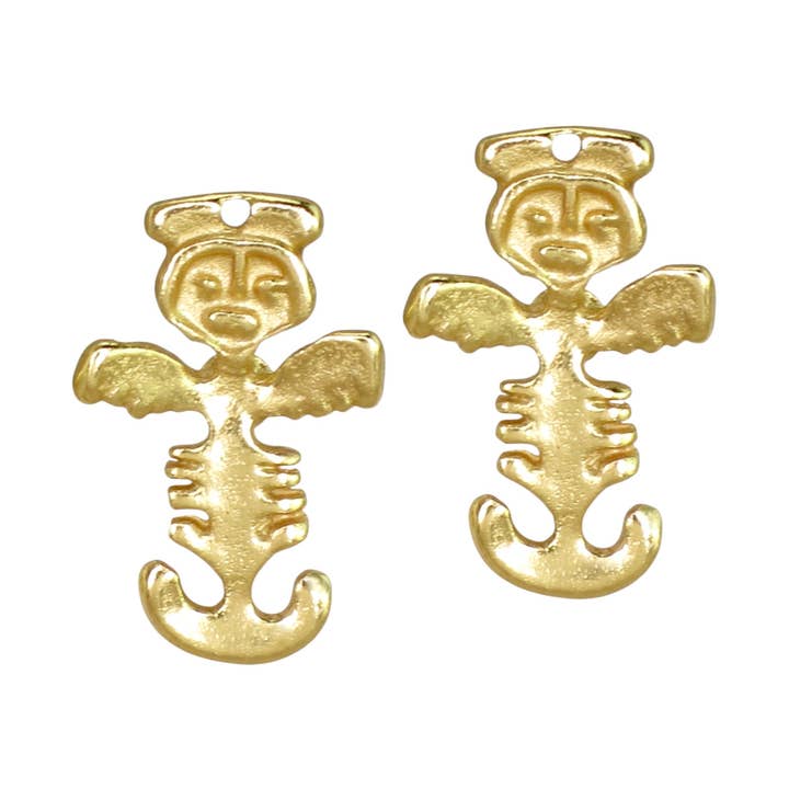 Tolima Feline Jaguar Figur 24k GP Ørestikker for engroshandel hos Across The Puddle