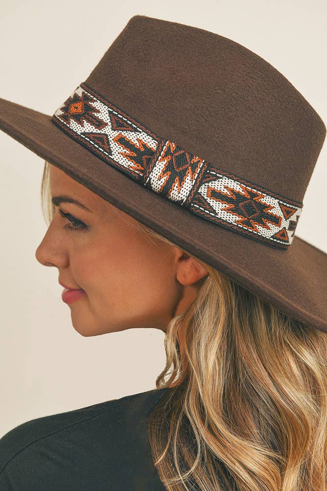 Hana - Wholesale Fedora - Women's - Tribal Band Panama Hat12