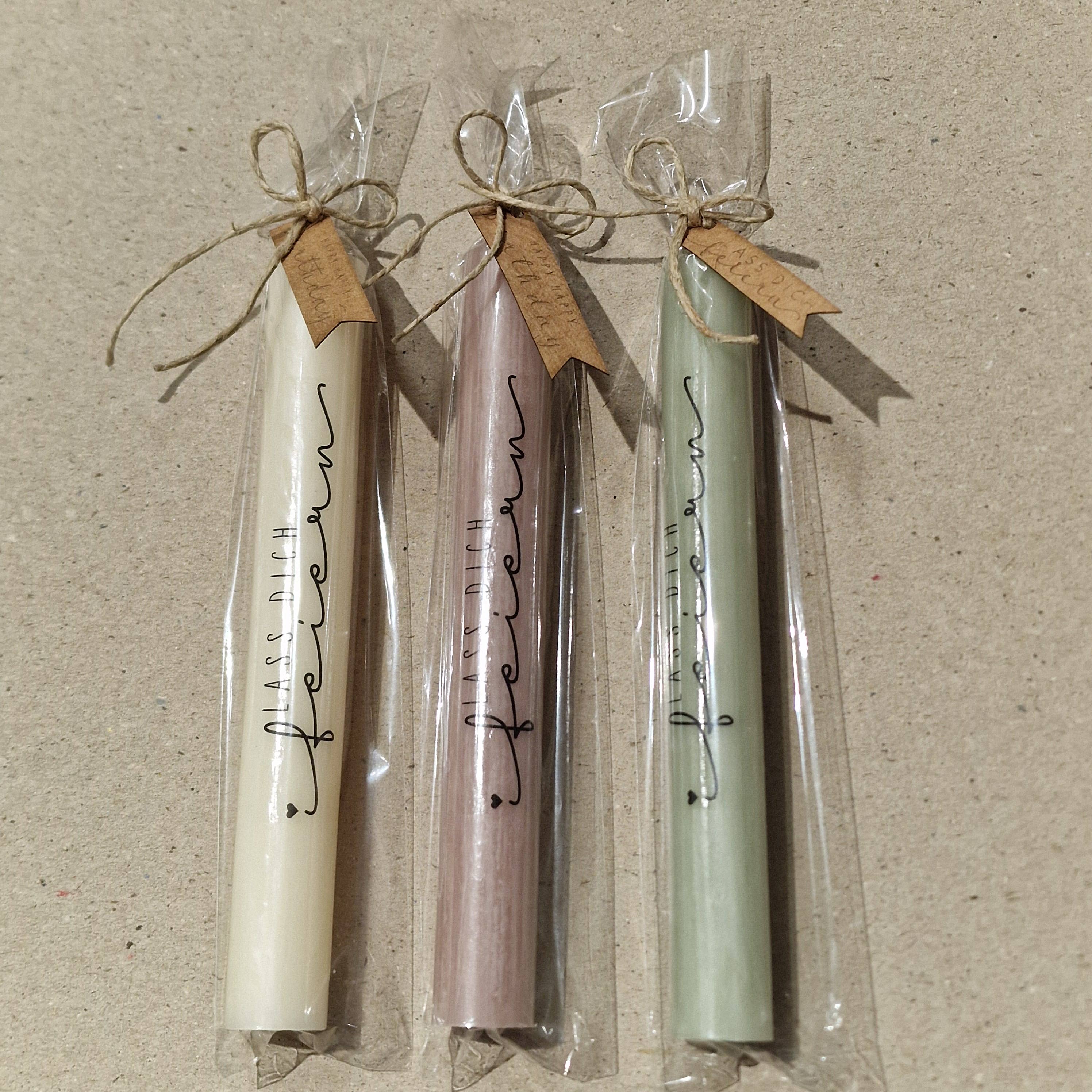 isaMi - Wholesale Tapered Candle/Candlestick - "LET YOURSELF BE CELEBRATED" Stick Candle | Birthday | Gift3