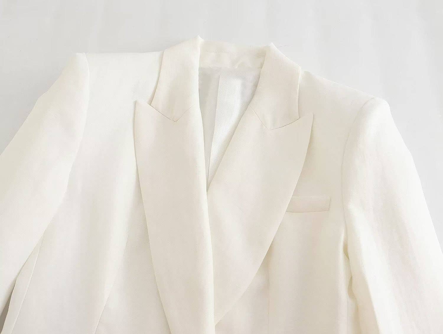 Marayn - Wholesale Suit Set - Women's - Linen Suit Set Blazer Vest and Trousers  Chic Export45