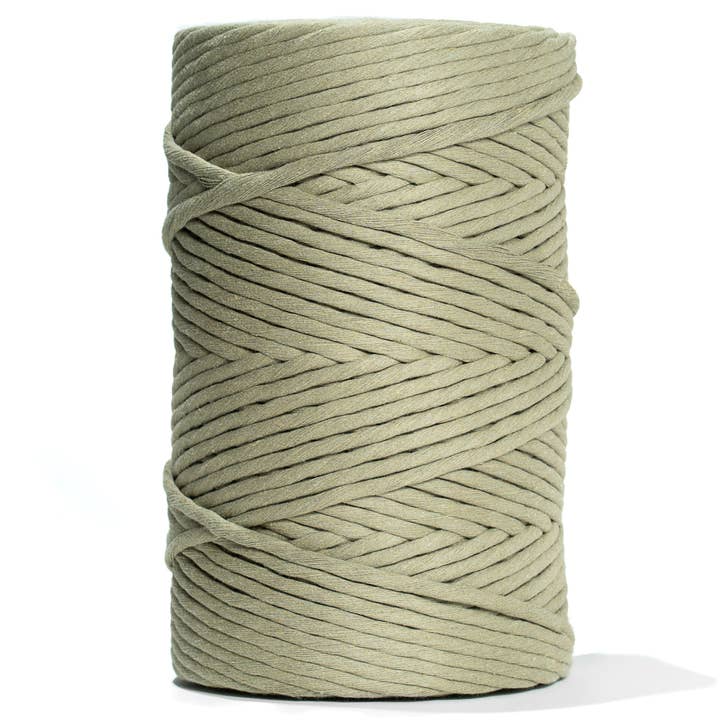 SOFT COTTON CORD ZERO WASTE 6 MM - 1 SINGLE STRAND - OREGANO COLOR for wholesale by Ganxxet, Inc.