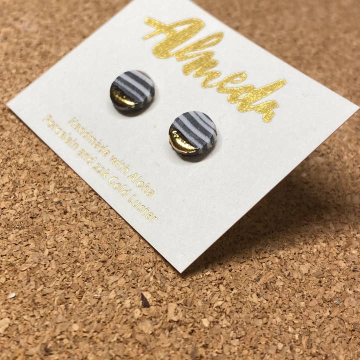 Almeda Jewelry - Wholesale Stud/Post Earrings - Nene Stud Circle1