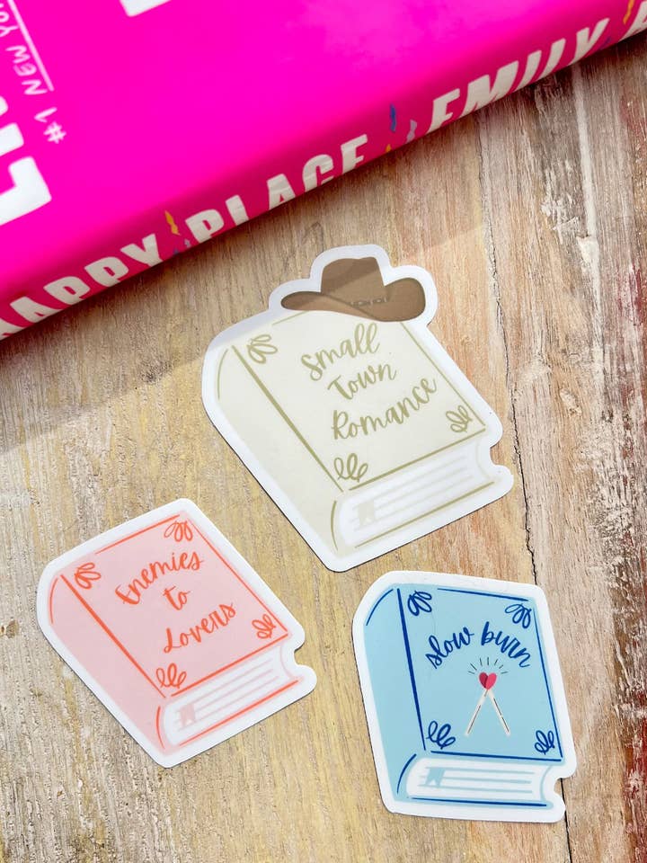 Wähle deinen eigenen Buch-Trope-Aufkleber für den Großhandel von taelormade