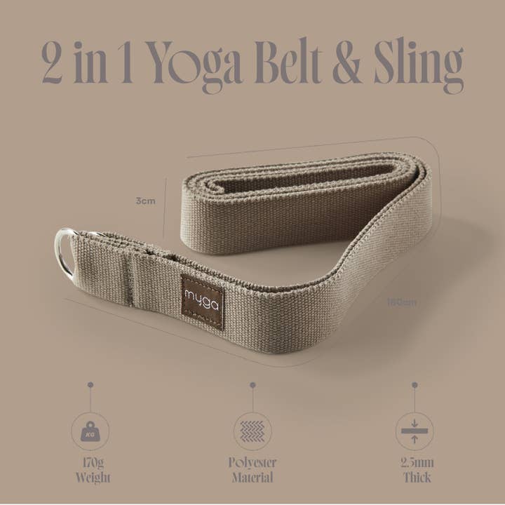 Myga - Wholesale Yoga Strap/Band - 2-in-1 Yoga Strap & Mat Carrier – Deepen Your Practice in Style18