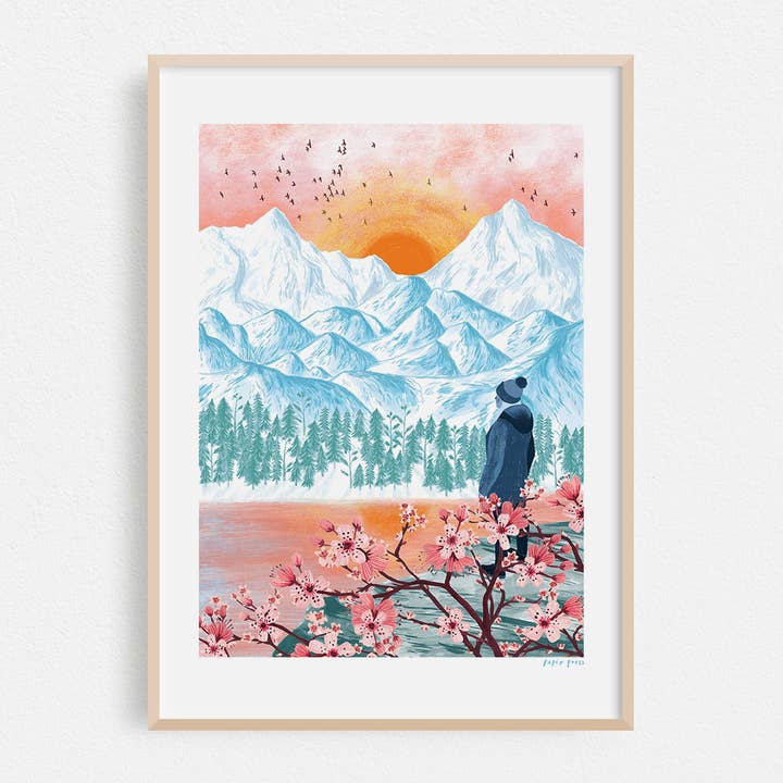 Mountain Breeze Artists Print Wall Art for wholesale by Papio Press