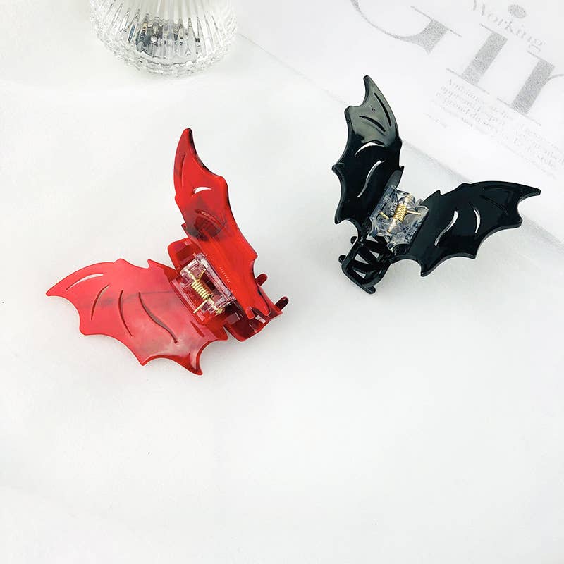 SoapElenGlen - Wholesale Hair Clip - Women's -  Colorful Bat Hair Clip, Halloween - Inspired Accessories13