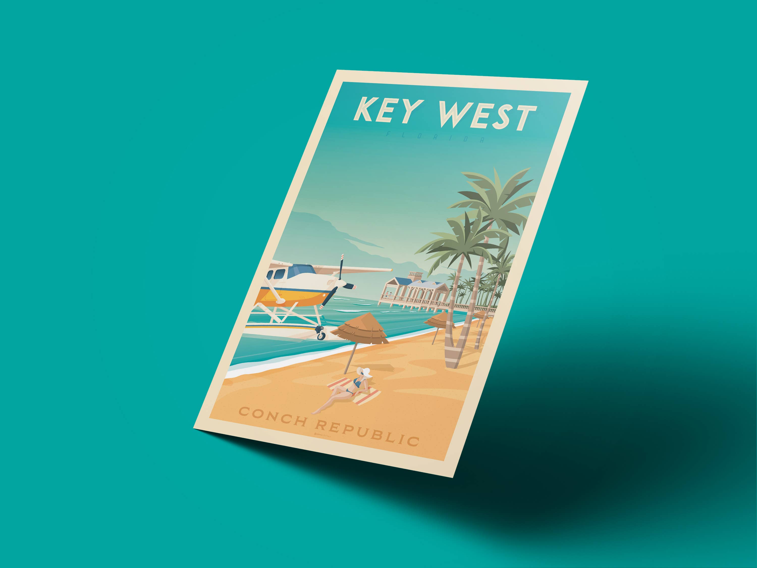 Olahoop Travel Posters - Wholesale Poster - Key West Florida - United States Travel Poster4