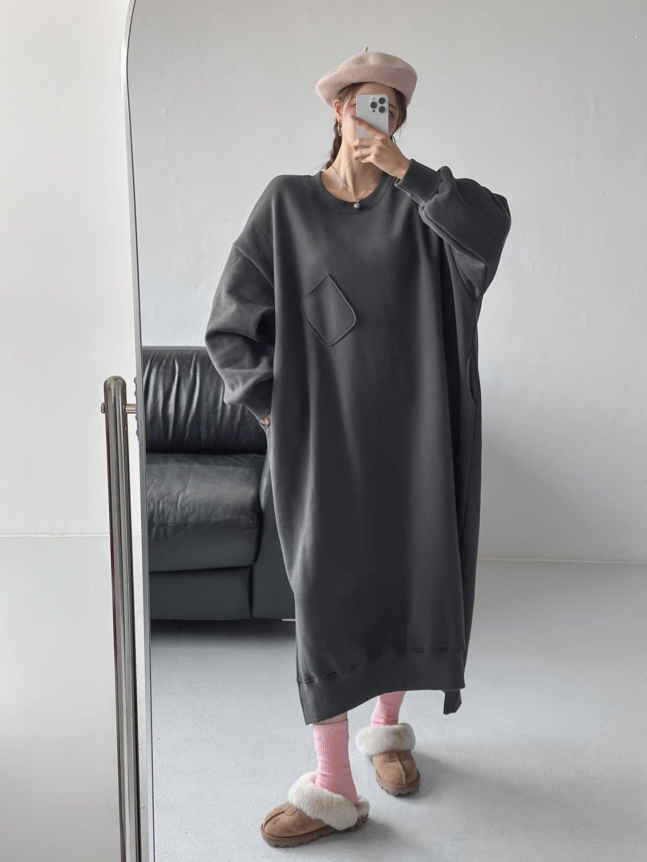 Little Light - Wholesale Dress - Women's - Cozy Long Fleece Ops — Made in Korea1