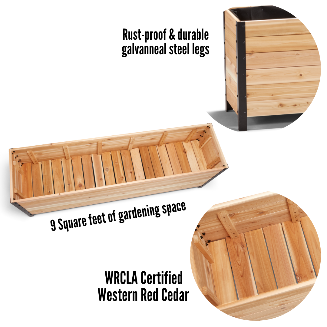 Cedar Planters - Wholesale Planter Box - 18" x 72" Planter Box - 24" Tall4