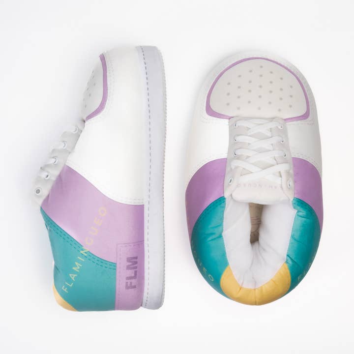 PAMPIDIUS vita pastellfärgade unisex hemskor för wholesale av Flamingueo