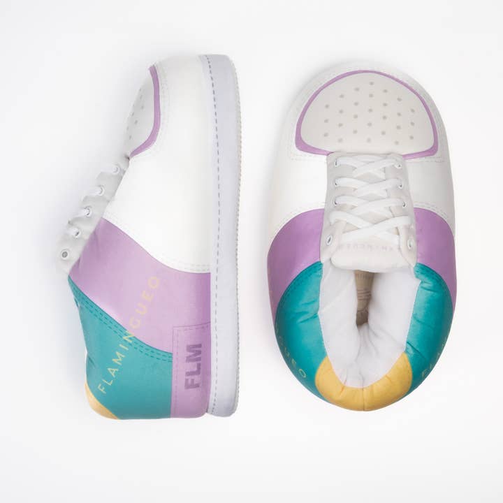 PAMPIDIUS white pastel unisex home shoes for wholesale by Flamingueo