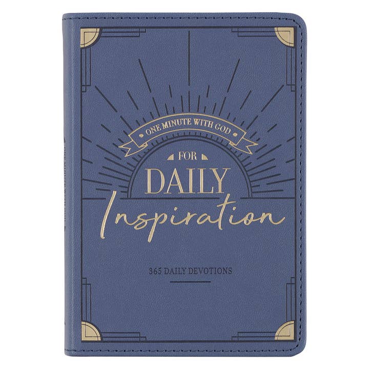 Christian Art Gifts - Wholesale Book - Adult - One Minute with God for Daily Inspiration Faux Leather