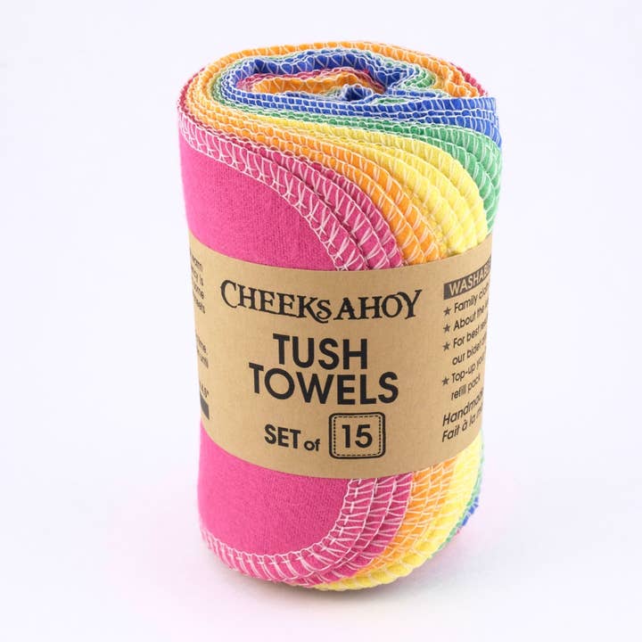 Cheeks Ahoy – wholesale Toilet paper – Tush Towels - Reusable Toilet Tissue7