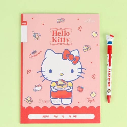 SANRIO 17 LINE COMPOSITION NOTEBOOK - HELLO KITTY for wholesale by BCZShop