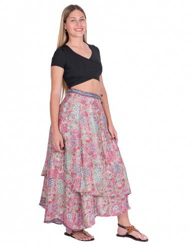 Rose Long Layered Skirt for wholesale on Faire1