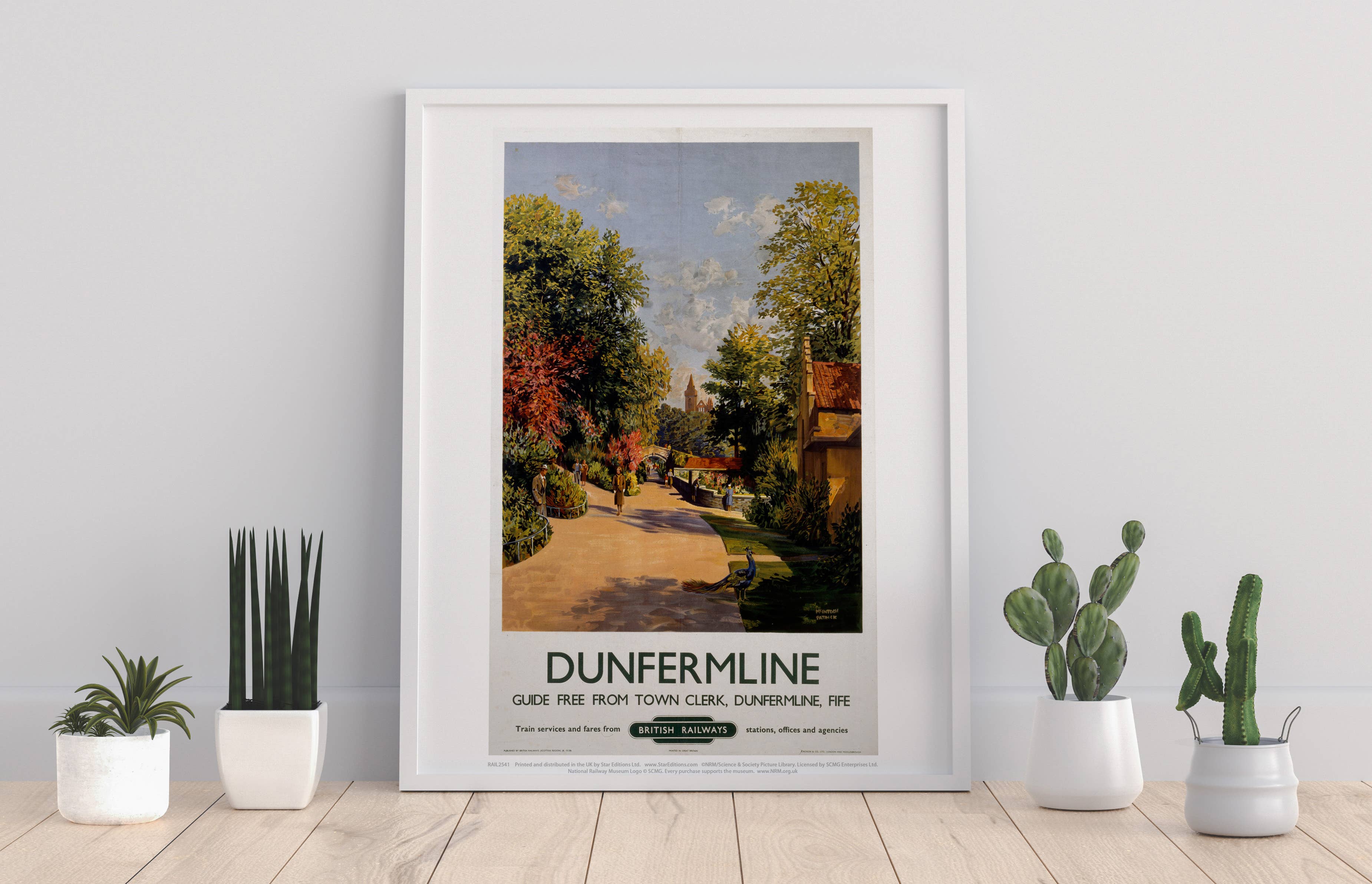 Star Editions - Wholesale Art Print - Dunfirmline, Fife British Railways - Premium Art Print