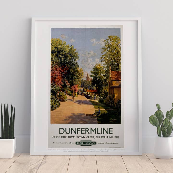 Star Editions - Wholesale Art Print - Dunfirmline, Fife British Railways - Premium Art Print0
