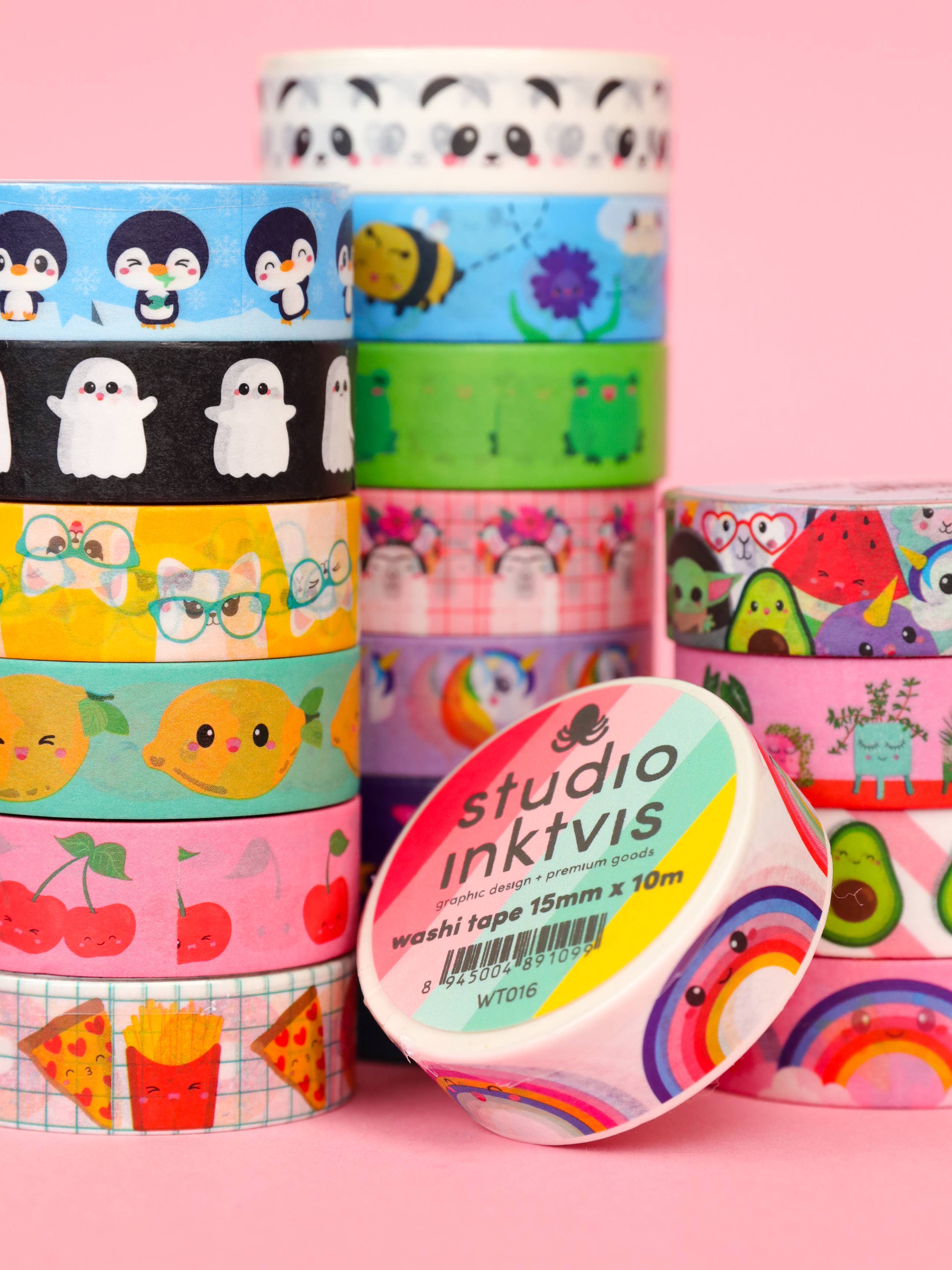 Studio Inktvis - Vendita all'ingrosso Nastro washi - Washi Tape Frida Kahlo Lama7