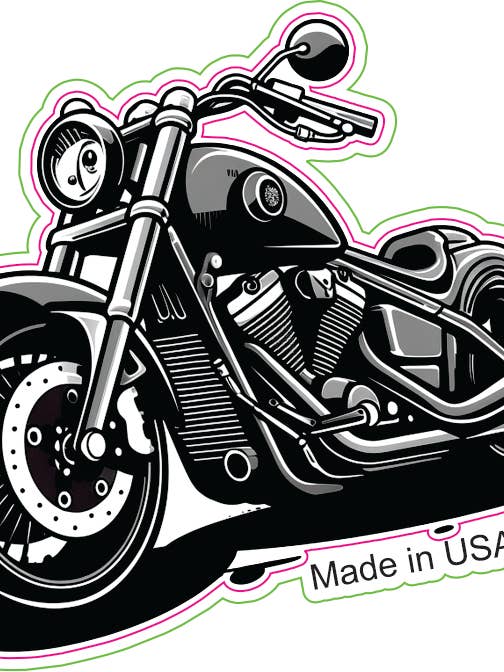 Chopper Sticker for wholesale by Big monkey