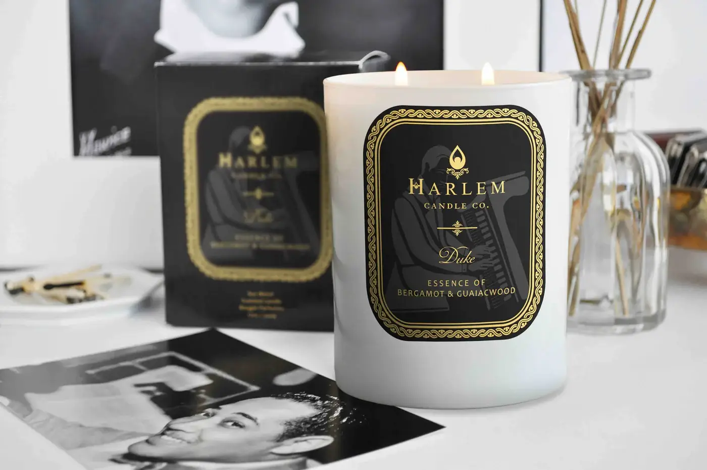 Harlem Candle Co - Wholesale Jar/Filled Candle - Duke 11 oz. Luxury Candle2
