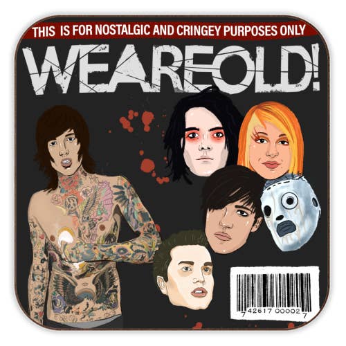 Sottobicchieri «Elder Emo's» per la vendita all'ingrosso da parte di ART WOW