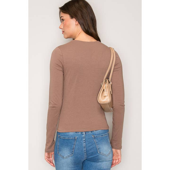 Popular 21 - Wholesale Knit Top - Women's - Double Layer Cotton Long Sleeves Top14