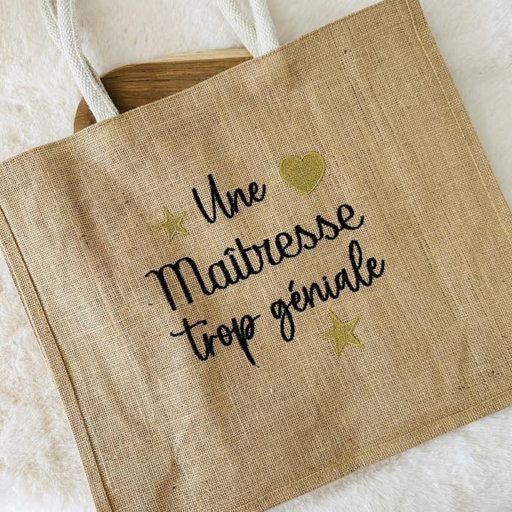 Tote bag, an amazing teacher for wholesale by L'atelier d'Emilie