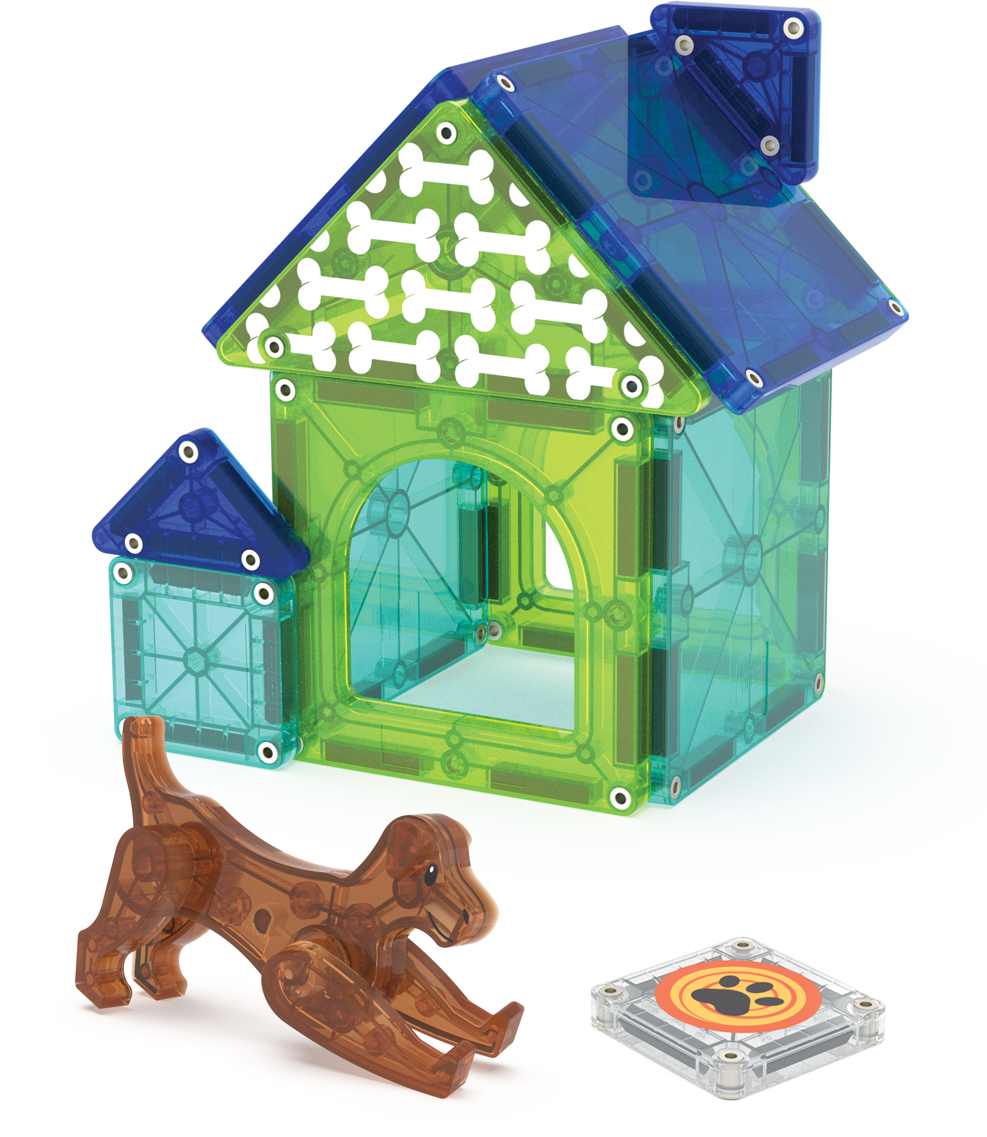 Magna-Tiles - Wholesale Building Set - Kids - Magna-Tiles Dog House 13-Piece Set4