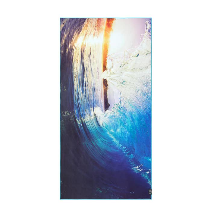 Toalla de playa Ocean Wave Sunset para venta al por mayor de RHB HAWAII