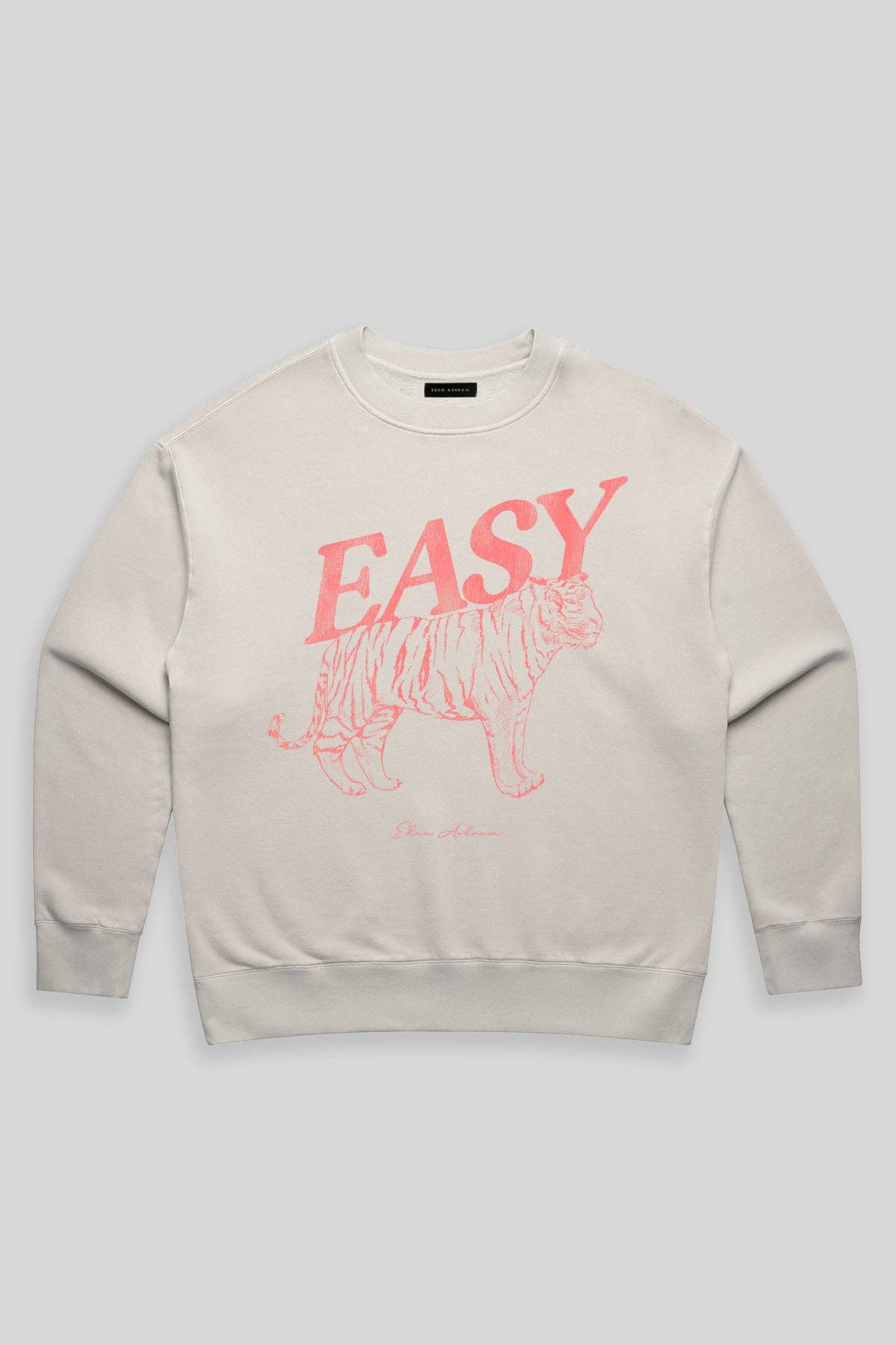 Eden Ashram - Wholesale Graphic Sweatshirt - Women's - Easy Tiger Faded Sweatshirt3