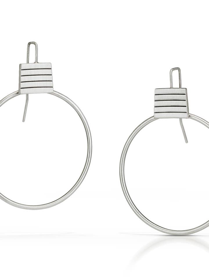 Aros de gancho quadrado por atacado de Emily Shaffer Studio