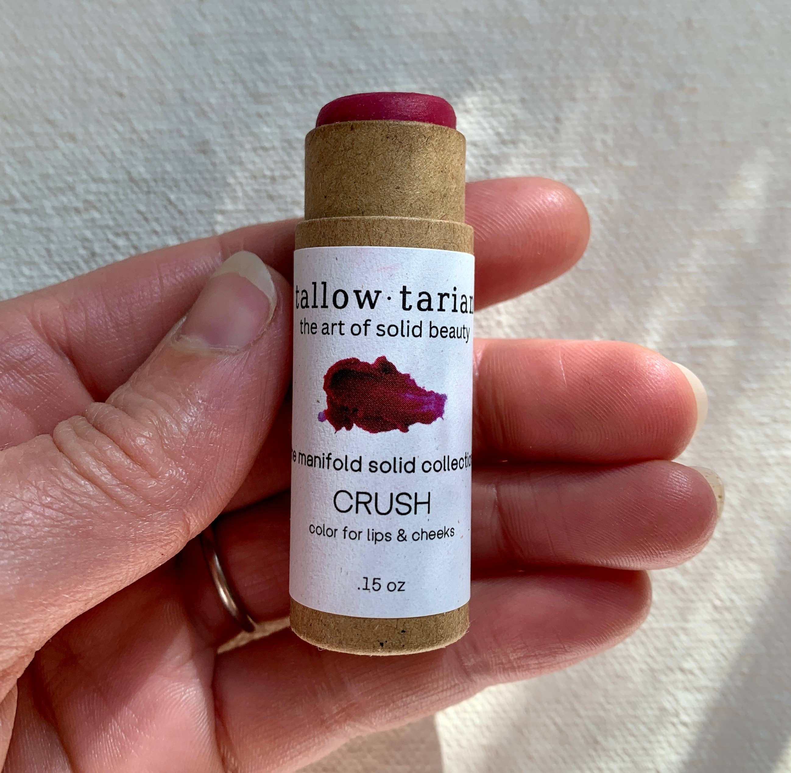 tallowtarian - Vente Encres à lèvres - Le stick solide multi-usage pour lèvres et joues27