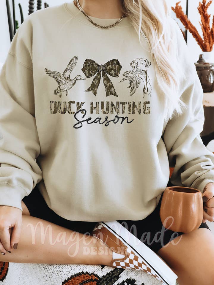 Duck Hunting Season Sceen Print Transfer for wholesale by Magen Made Designs