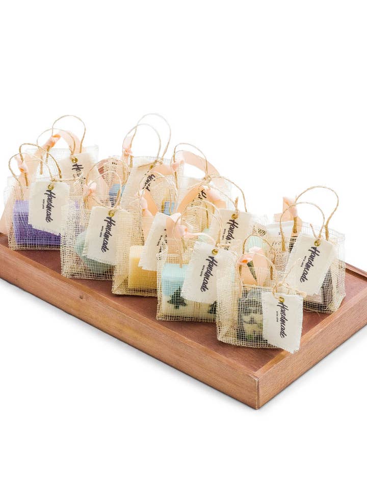 Mini Handmade Gift Bags (10-PK) for wholesale by Eco Harvest Supply Co