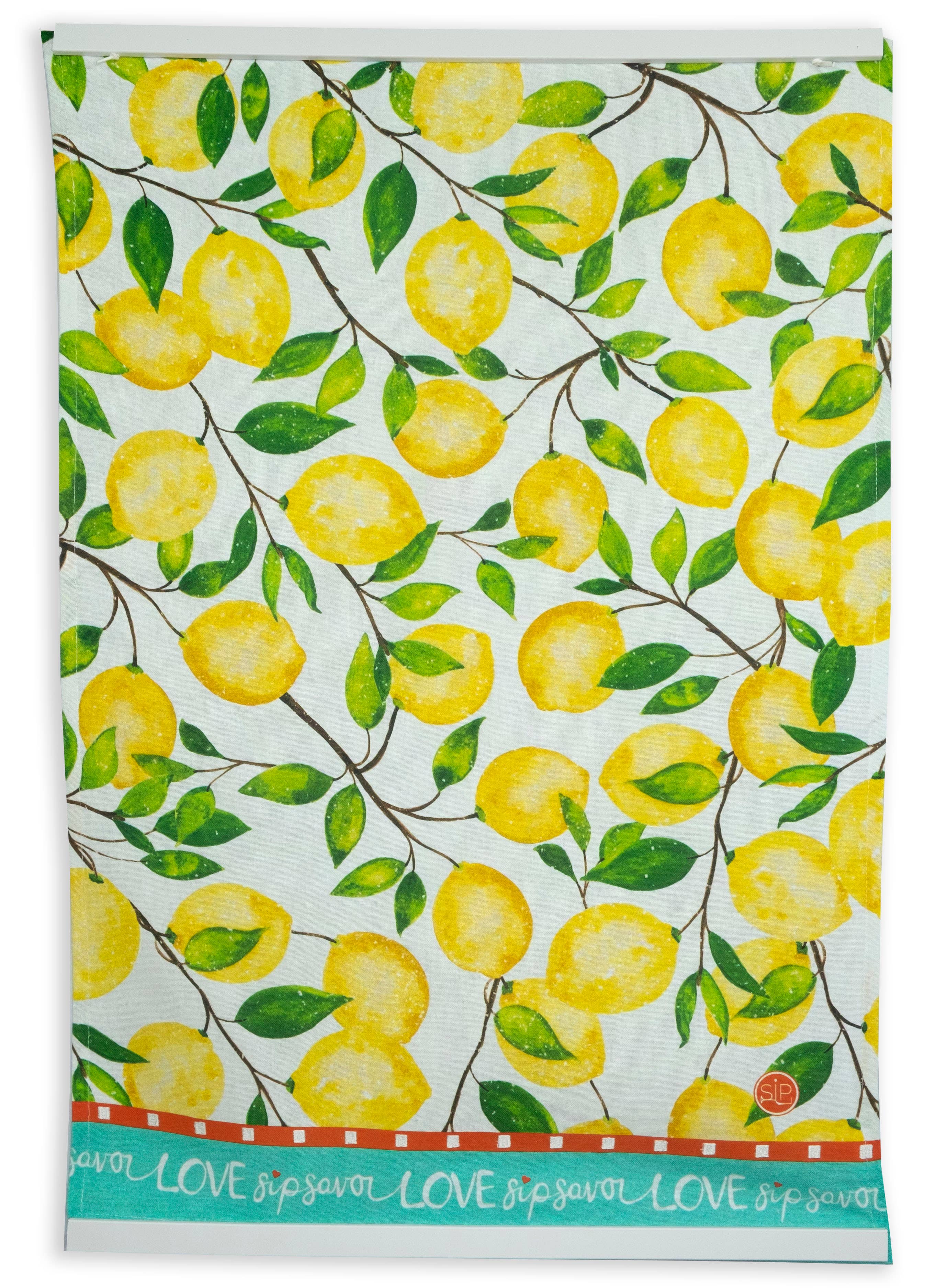 SIP - Wholesale Tea Towel - "Lemon Dance" Kitchen Towel5