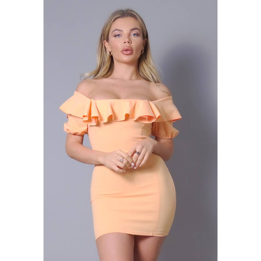 MINI-ROBE *PÂQUES* RUFFLE ME CUTE pour la vente par CEFIAN FASHION