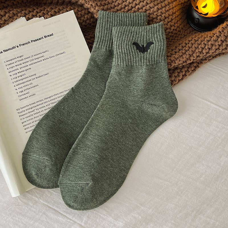 MKS America - Wholesale Socks - Women's - Halloween Embroidered Socks2