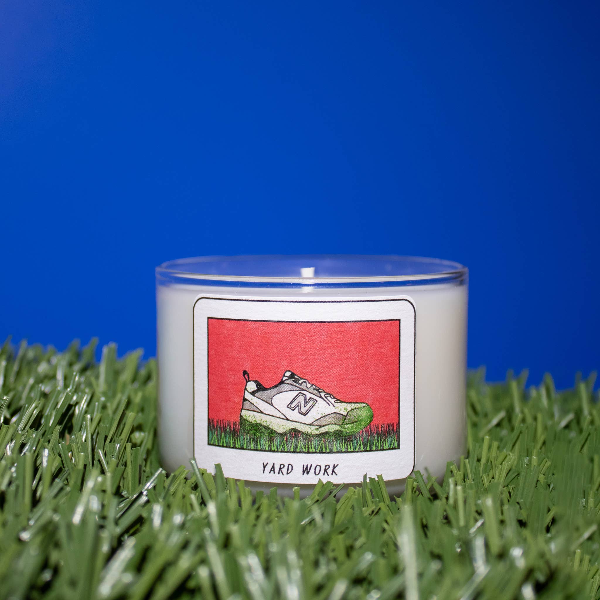 Fresa Creative - Wholesale Jar/Filled Candle - Yard Work / Grass Mini Candle / Latina + Midwest Inspired1