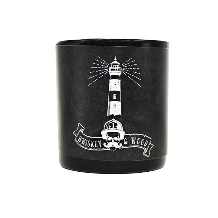 'Stache Salt - Wholesale Jar/Filled Candle - Whiskey & Wood Candle