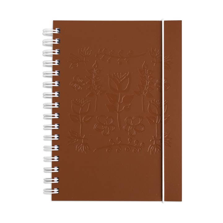 Notebook Magic Garden, brown for wholesale by Miiko
