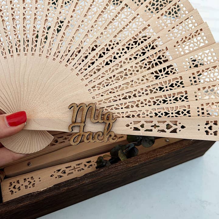 Uniq Favors - Wholesale Party Favor - Custom Hand Fan Favor, Beach Wedding Favors for Guests2