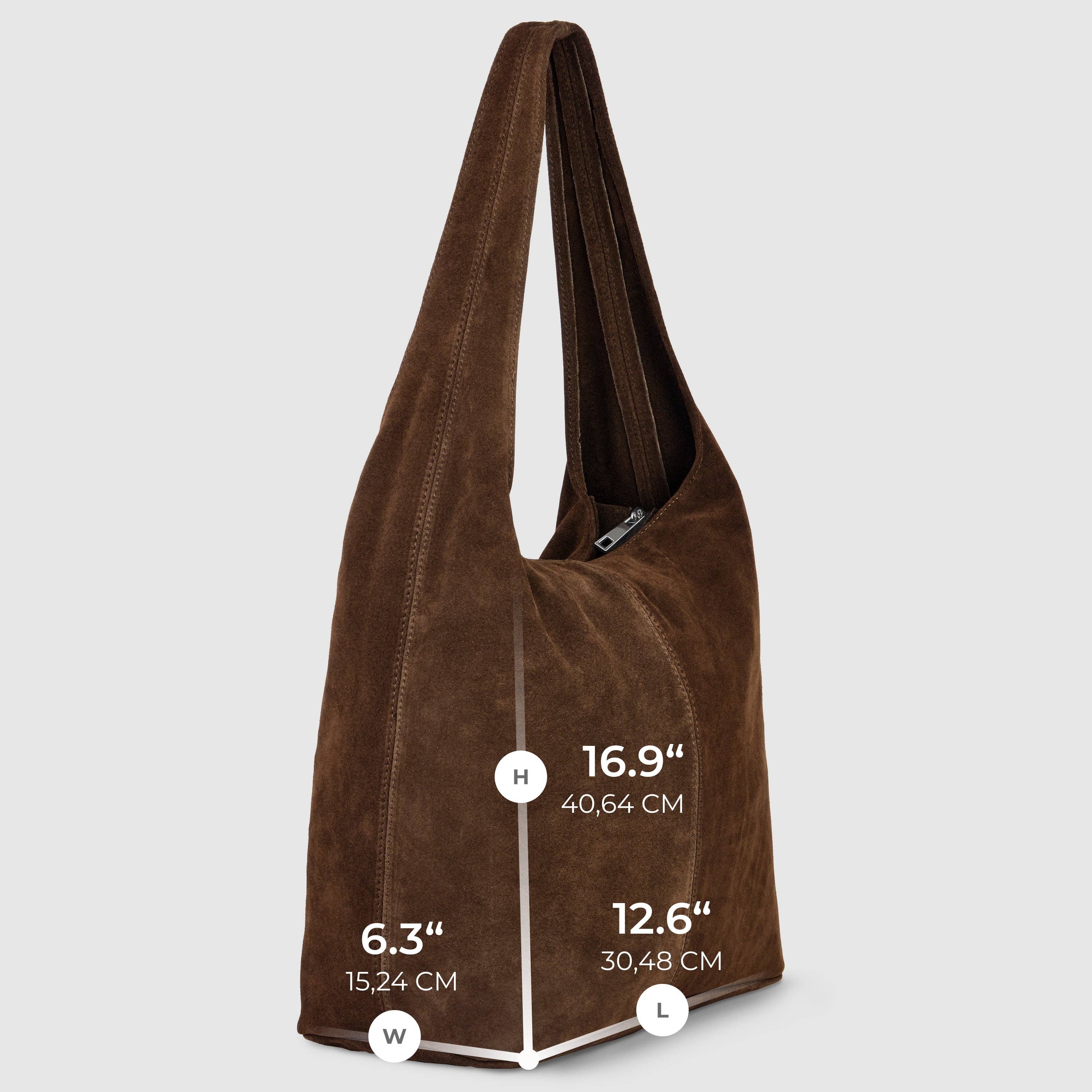 TAKEASY – wholesale Shoulder bag – women's – Suede Leather Hobo Bag45