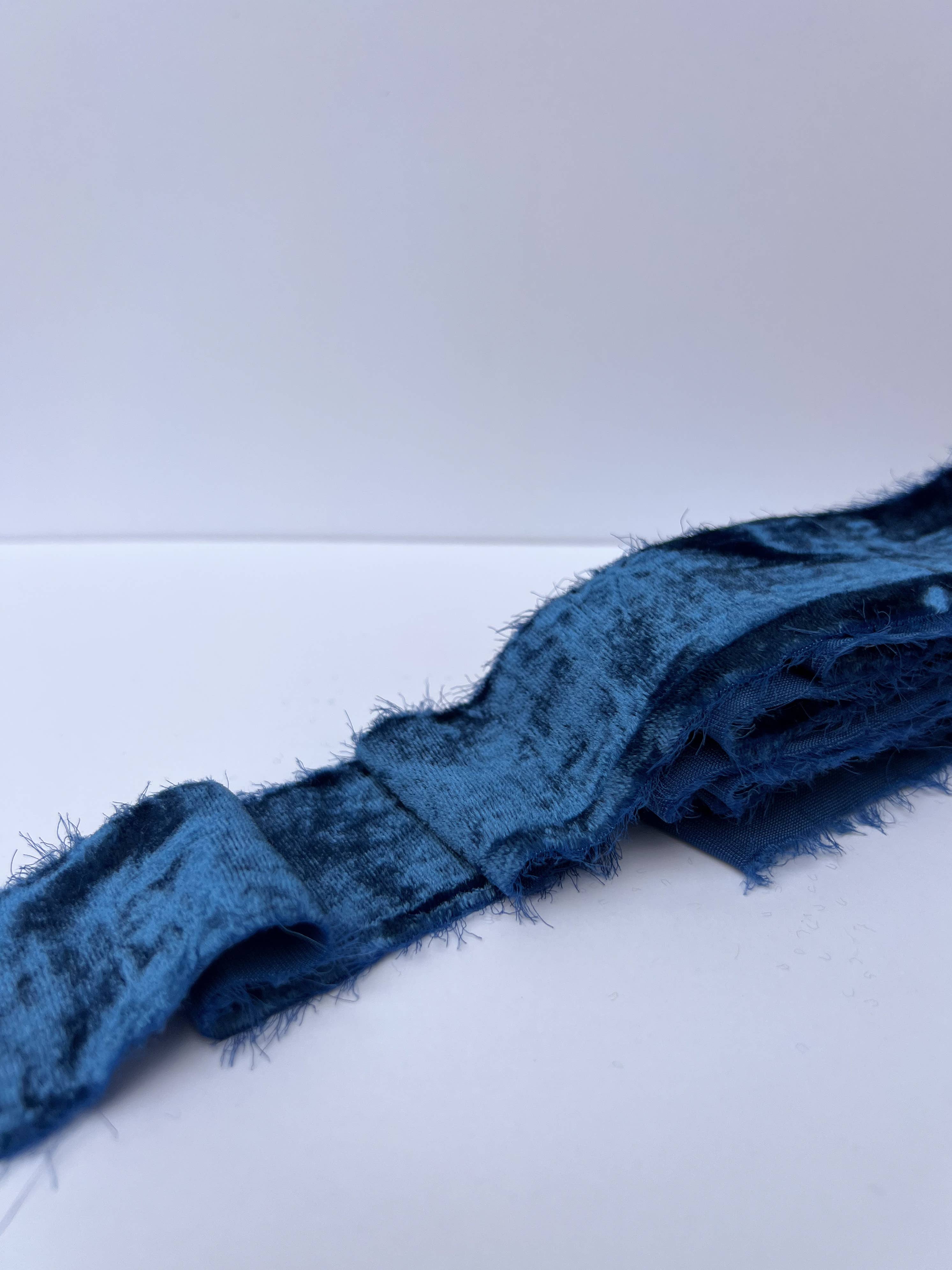 Trim & Twine - Wholesale Ribbon - Gift Wrapping - Bulk 2" Raw Edge Velvet Ribbon - 33 Colors22