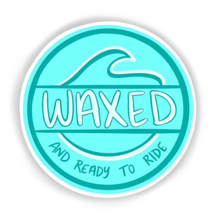 Sketched Design Co. - Wholesale Sticker - Surf Wax Vinyl Sticker0