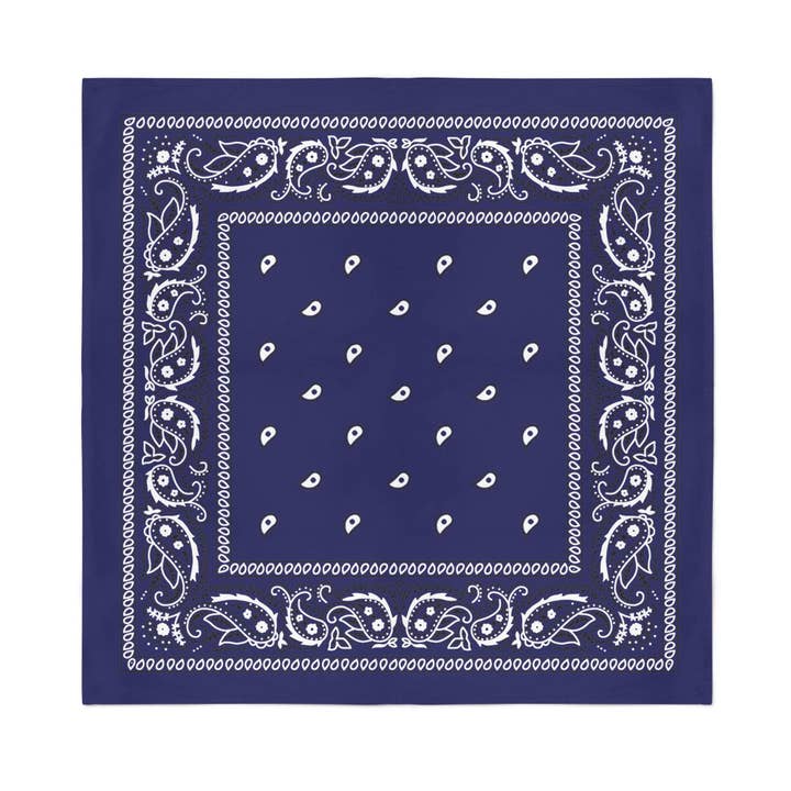 Bandanas Wholesale - Wholesale Bandana – Unisex - 16 Pack Jordefano Paisley 100% Cotton Double Sided Bandanas3