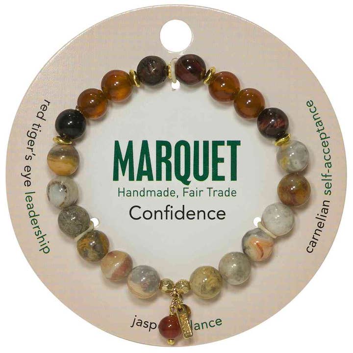 Marquet - Wholesale Beaded Bracelet - Authentic Fair Trade Stone and Crystal Energy Bracelets